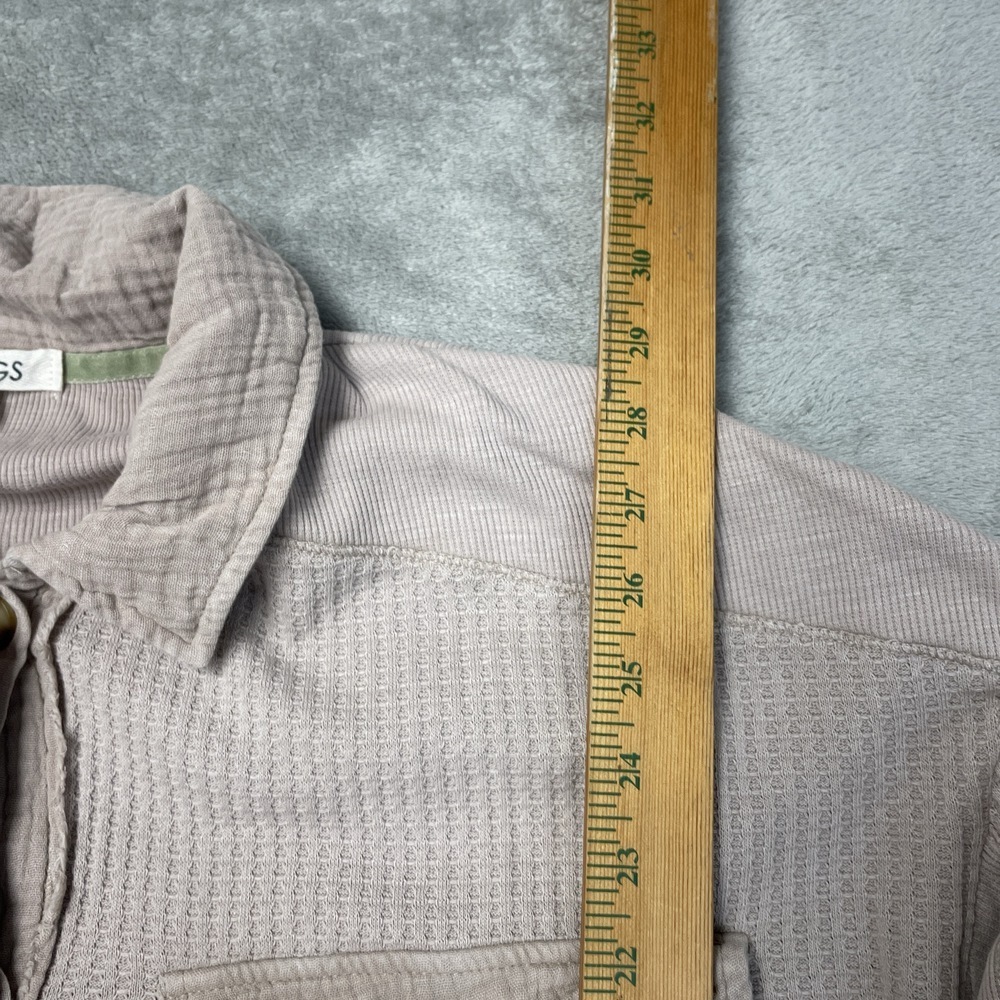 Briggs Women's XXL Blouse Tan Cotton Blend H0198 - Picture 4 of 16